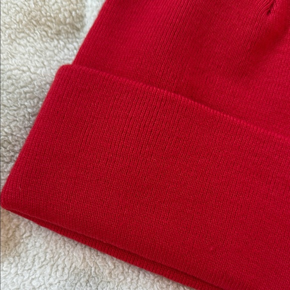 Nike Bold Red Knit Beanie - Picture 4 of 4